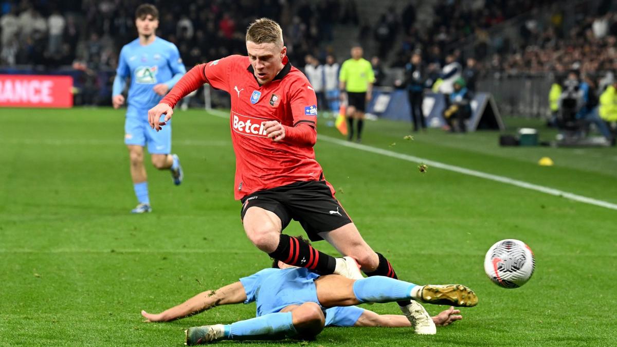 Rennes Adrien Truffert D U De La D Faite Face Monaco Mais Pas