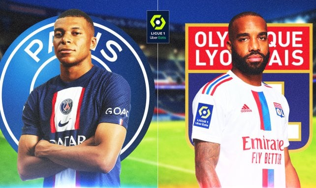 PSG OL Les Compositions Officielles