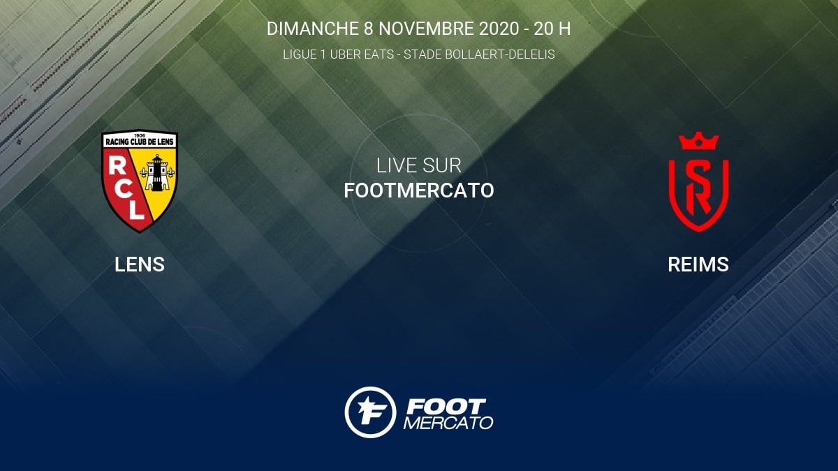 Résultat Lens Reims (44) la 10e journée de Ligue 1 Uber Eats 2020/