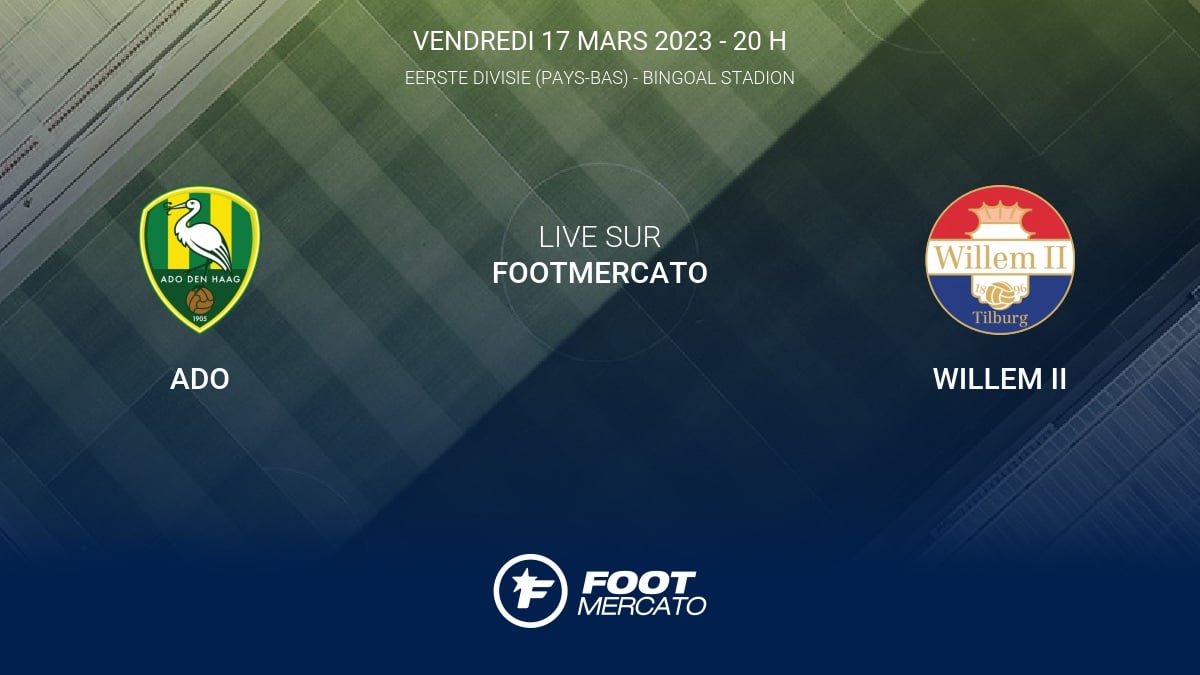 Live ADO Willem II la 29e