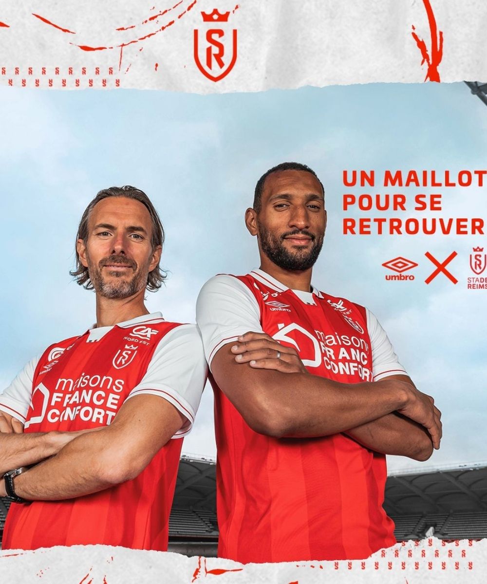Umbro dévoile le maillot domicile du Stade de Reims pour la saison  2021-2022 !