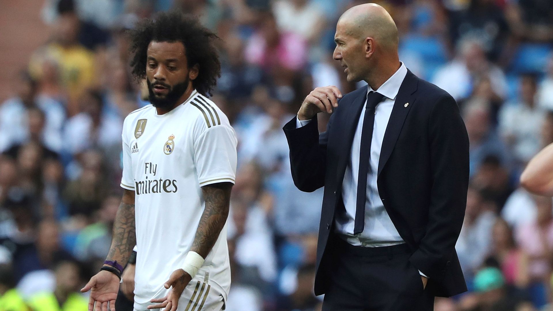 Real Madrid Le Ton Est Monte Entre Zinedine Zidane Et Marcelo