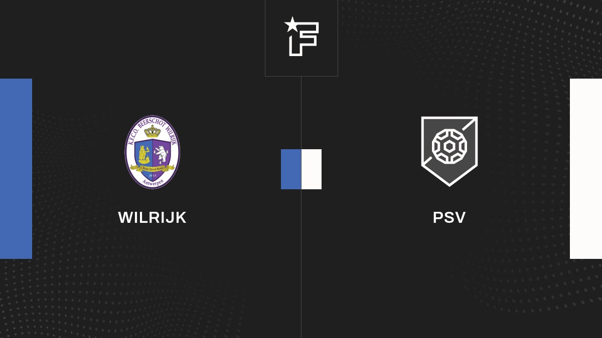 Résultat Wilrijk PSV (32) 2ème tour de Coupe de Belgique 2023/2024 06/08