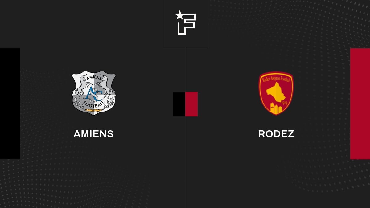 Résultat Amiens Rodez (21) la 7e journée de Ligue 2 BKT 2024/2025 27/09