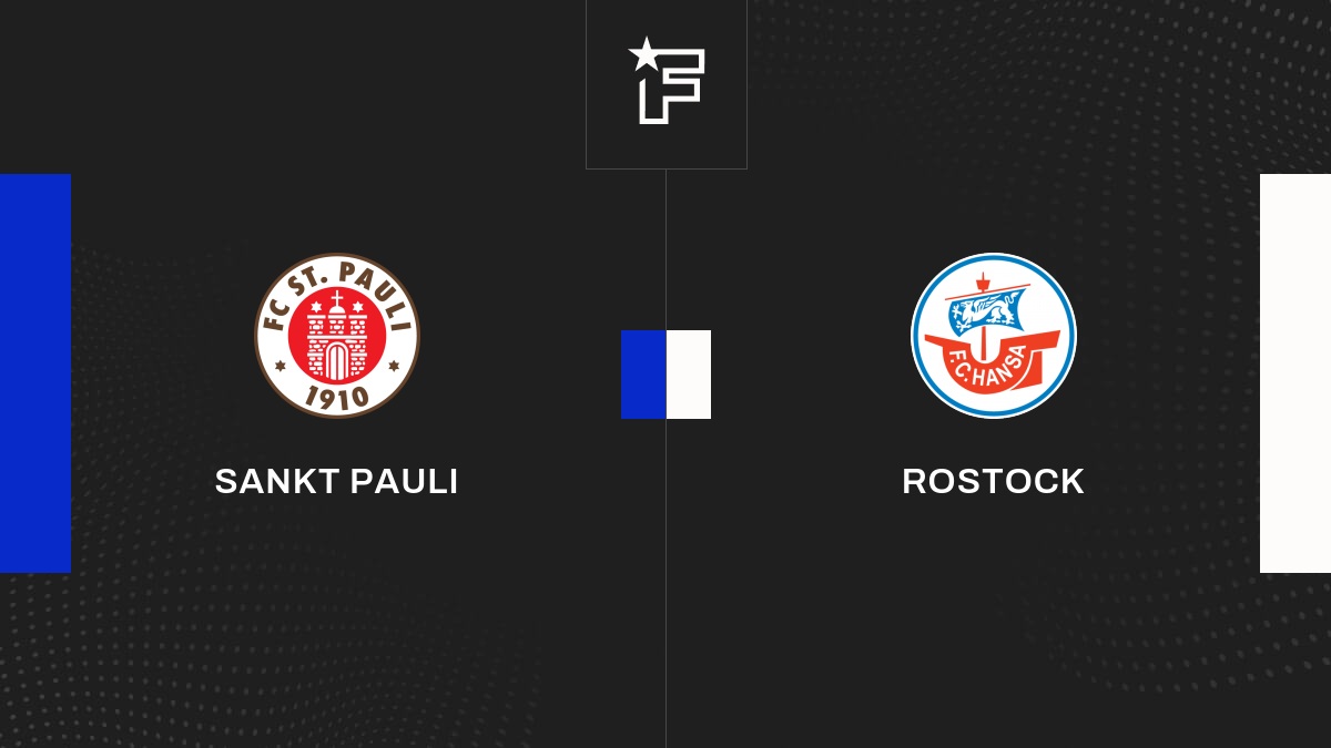 Résultat Sankt Pauli Rostock (10) la 31e journée de 2. Bundesliga