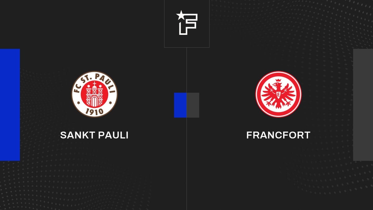 Vidéo, le résumé de la rencontre entre Sankt Pauli et Francfort