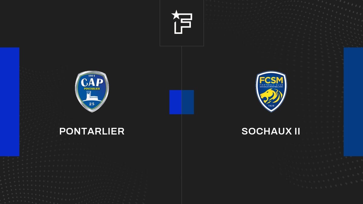 Live Pontarlier Sochaux Ii La E Journ E De National