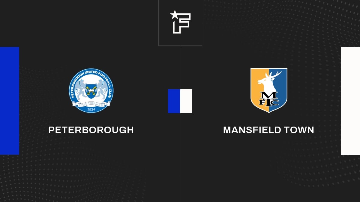 Live Peterborough Mansfield Town la 22e journée de EFL League One