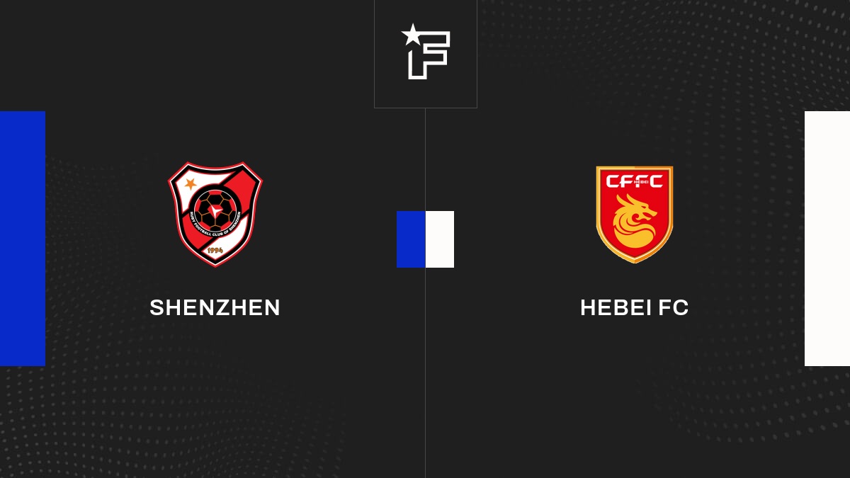 Résultat Shenzhen Hebei FC (21) la 19e journée de Chinese Super League 2022 24/10