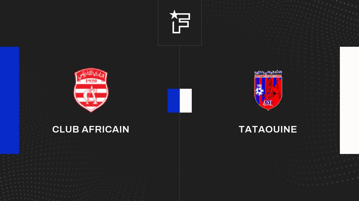 Résultat Club Africain - Tataouine (1-0) la 23e journée de Ligue I Pro ...