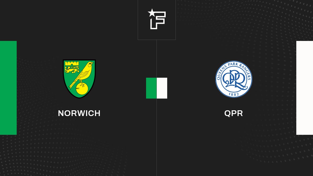 Live Norwich QPR la 24e journée de League Championship 2024/2025 29/12