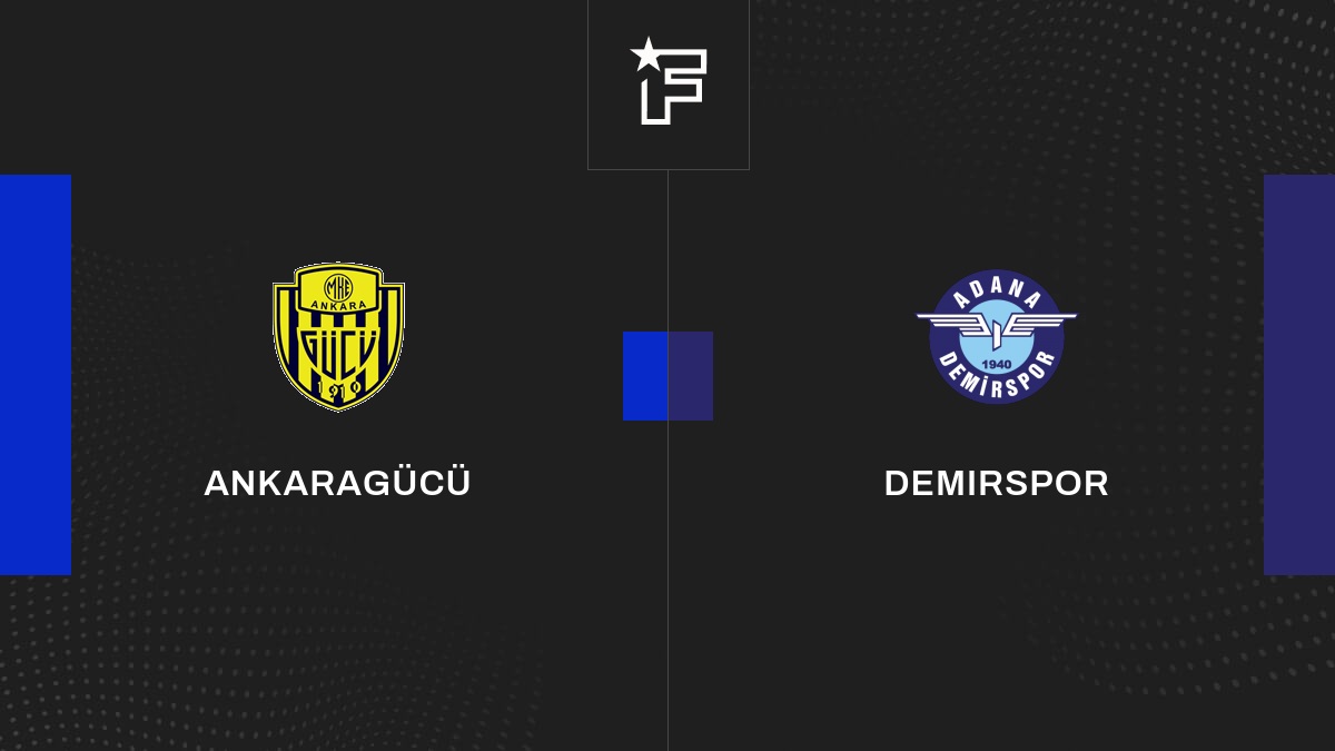 Vidéo, le résumé de la confrontation entre Ankaragücü et Demirspor