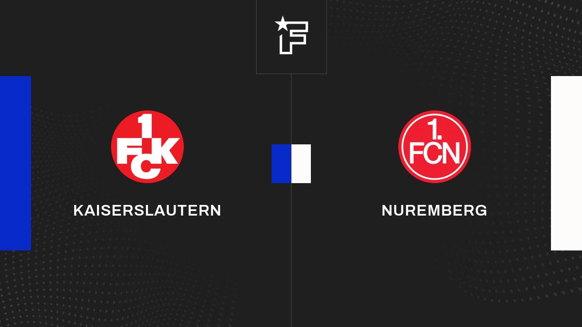 Le résumé vidéo de la rencontre entre Kaiserslautern et Nuremberg