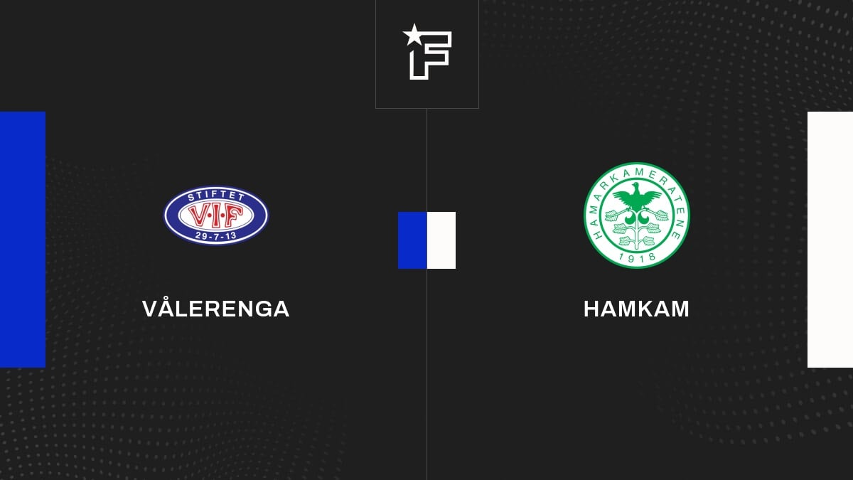 Live Vålerenga HamKam la 7e journée de Eliteserien (Norvège) 2025 16/05