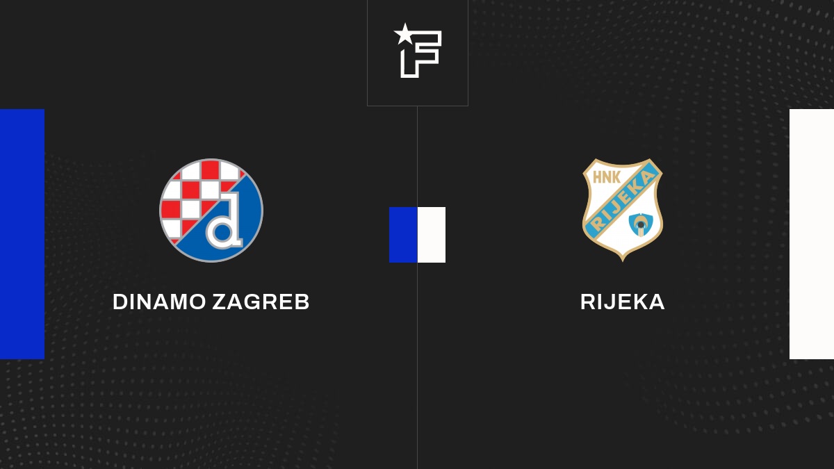 Dinamo Zagreb vs Rijeka: Score en direct, Stream et résultats H2H  2/24/2024. Avant-match Dinamo Zagreb vs Rijeka, équipe, heure de début.