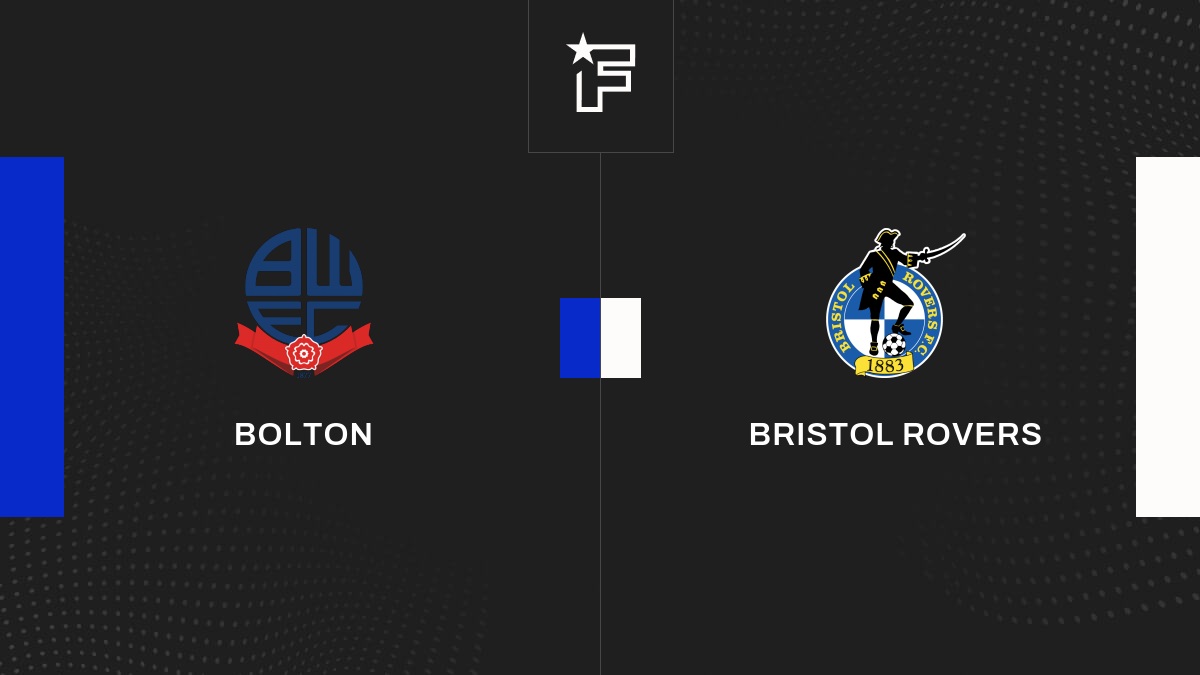 Live Bolton Bristol Rovers la 41e journée de EFL League One 2024/2025