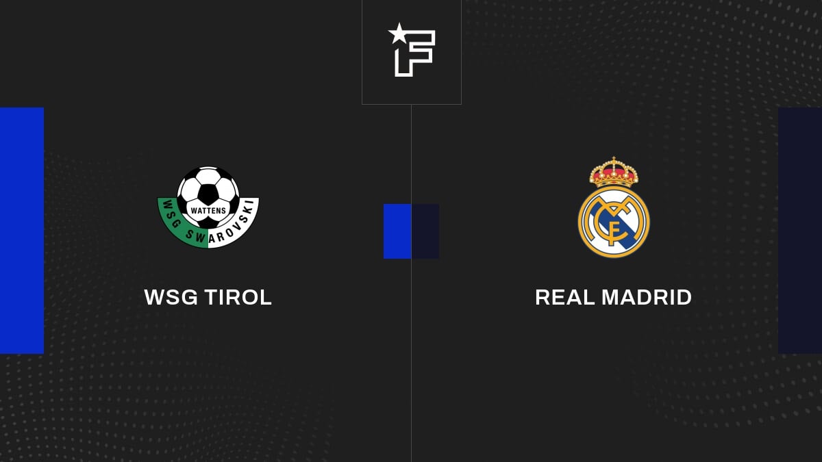 Vidéo, tous les buts de la rencontre entre WSG Tirol et Real Madrid