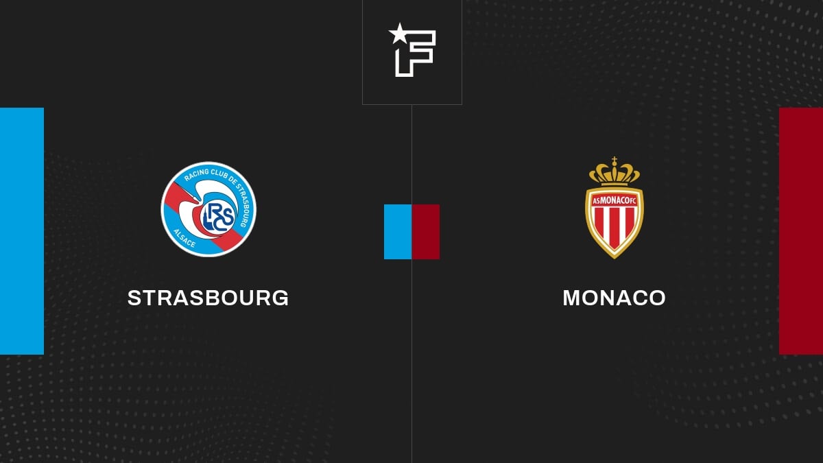 Vidéo, tous les buts du match entre Strasbourg et Monaco