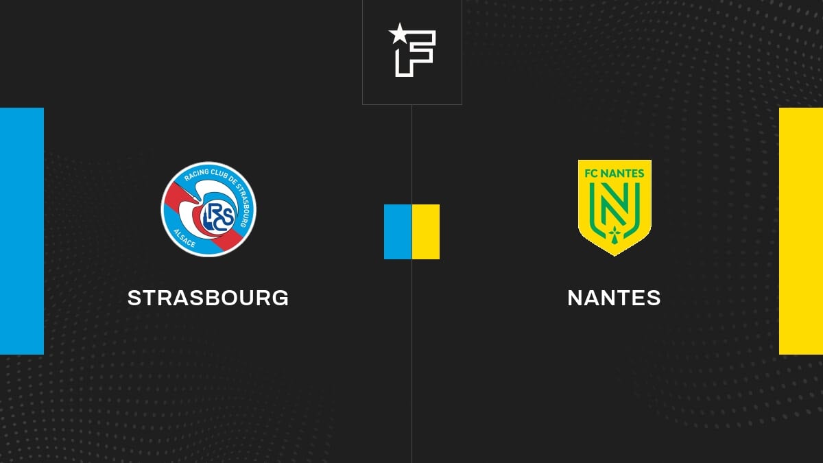 Vidéo, tous les buts du match entre Strasbourg et Nantes