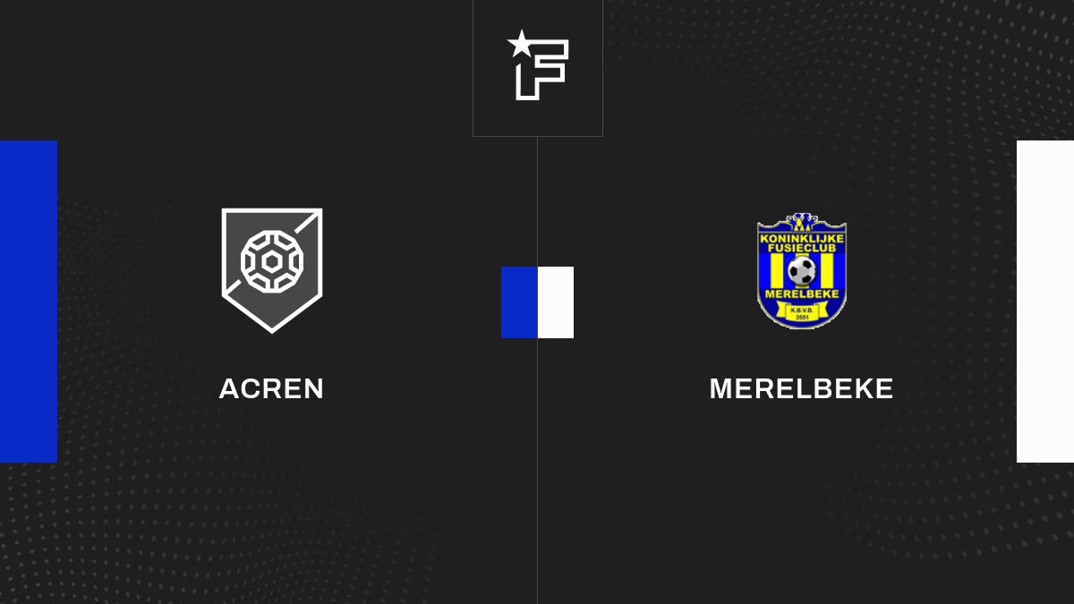 Résultat Acren - Merelbeke (1-2) 5ème tour de Coupe de Belgique 2025/ ...