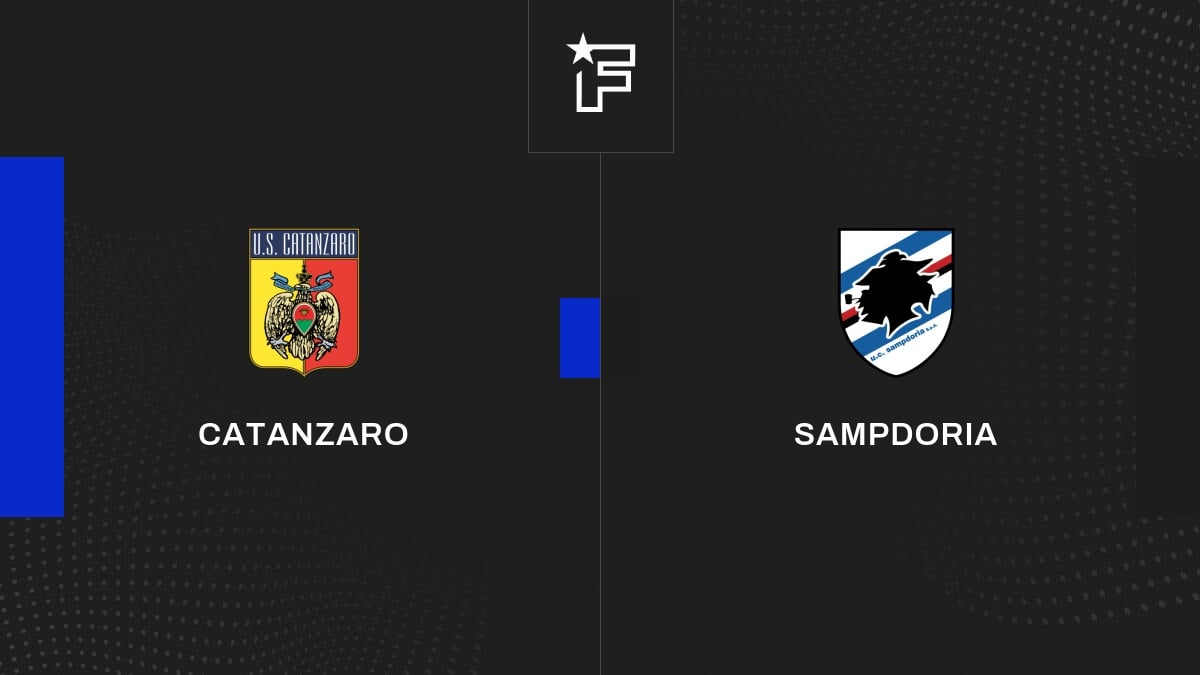 Résultat Catanzaro Sampdoria (13) la 38e journée de Serie B 2023/