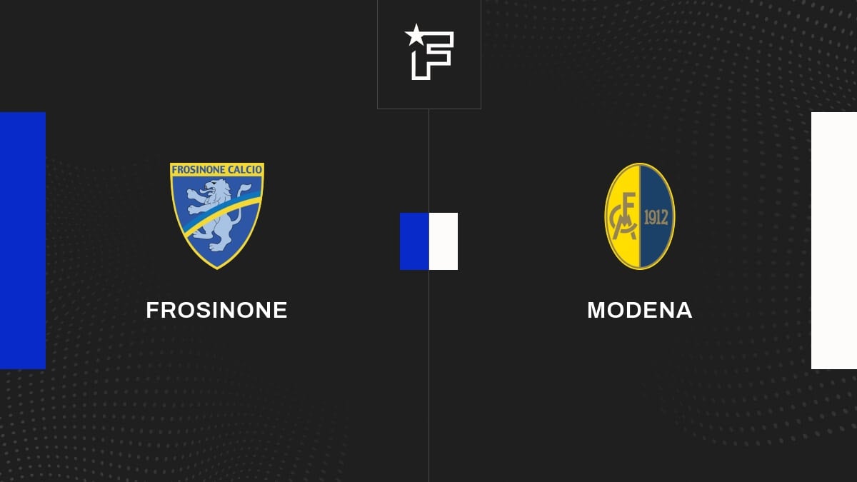 Le résumé vidéo de l'opposition entre Frosinone et Modena