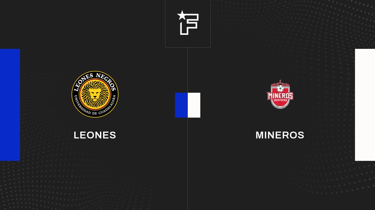 Résultat Leones - Mineros (3-2) la 9e journée de Liga de Expansión MX  2022/2023 24/08