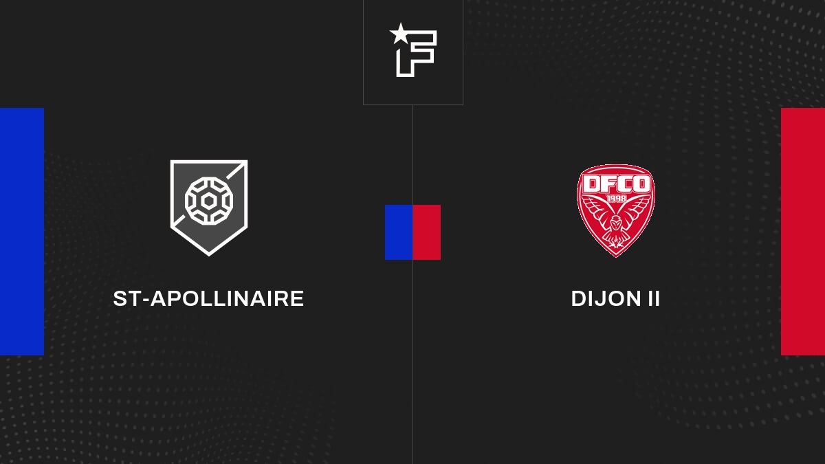 Résultat StApollinaire Dijon II (00) la 20e journée de National 3