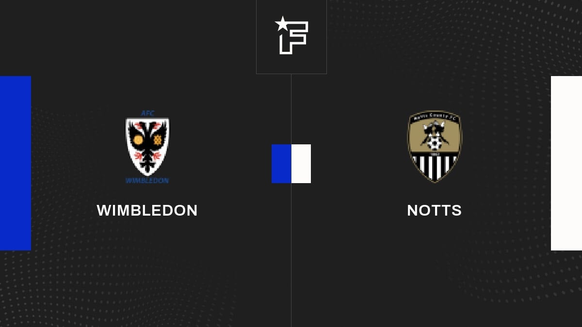 Le résumé vidéo de la rencontre entre Wimbledon et Notts