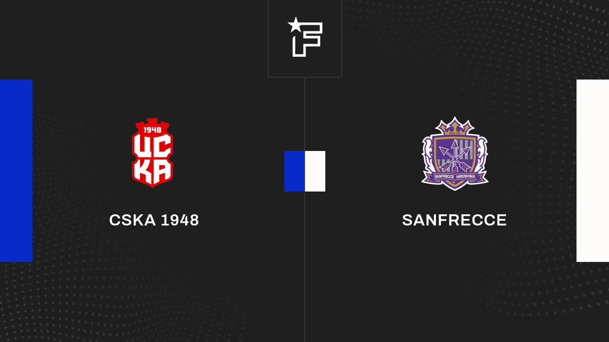 Résultat CSKA 1948 Sanfrecce (34) Club Friendlies 3 de Amicaux Club 2025 23/01
