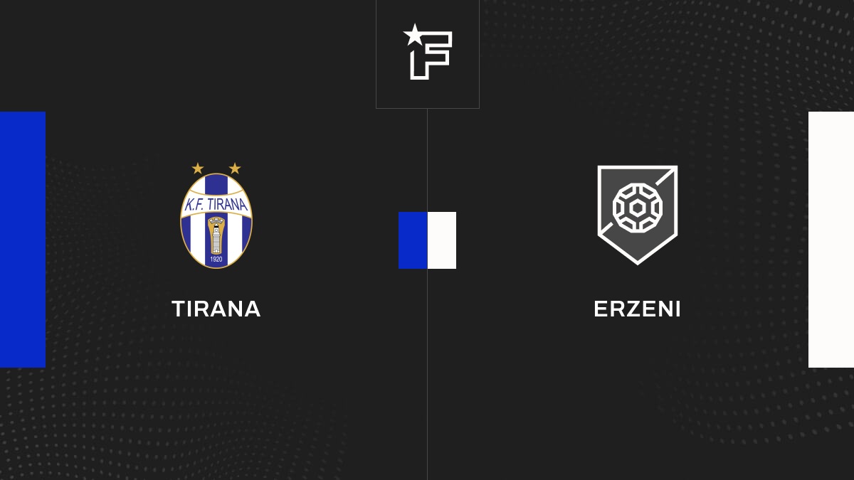 Résultat Tirana - Erzeni (3-1) la 27e journée de Superliga 2022