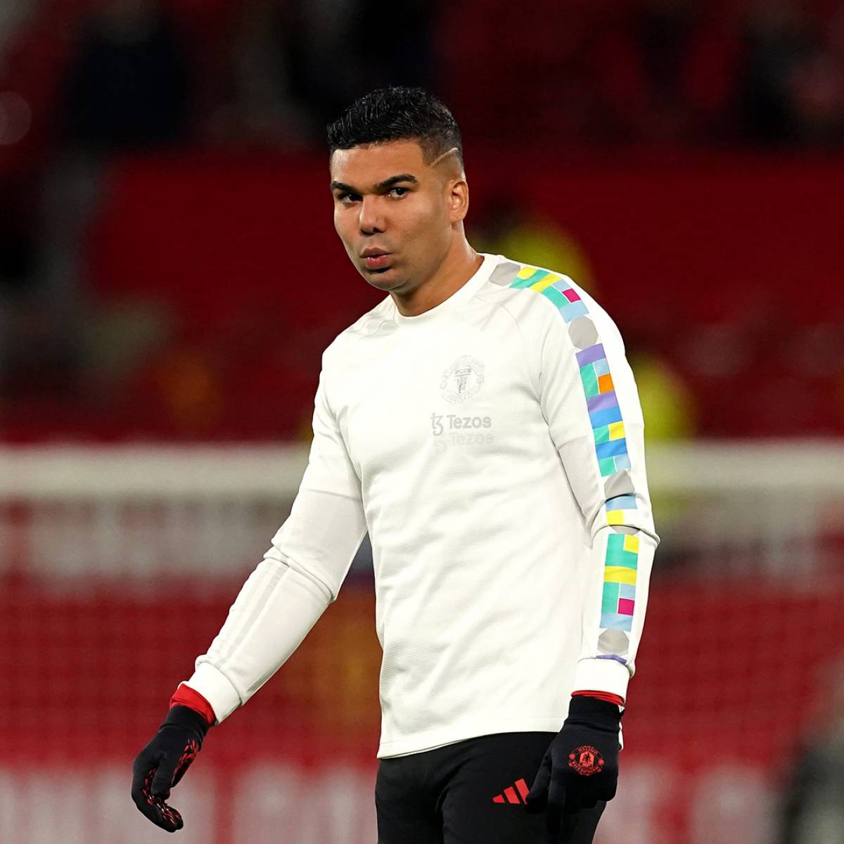 Football Angleterre - Ang : Casemiro retient Cristiano Ronaldo par le  maillot - Foot 01