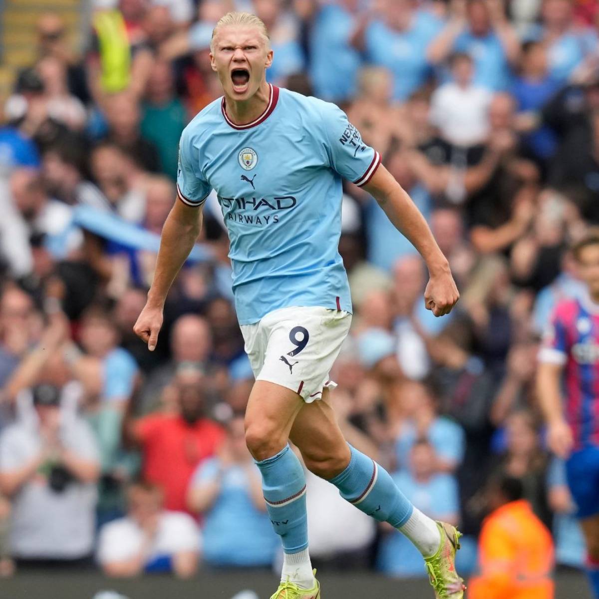 Man City : la réaction d'Erling Haaland après son premier triplé