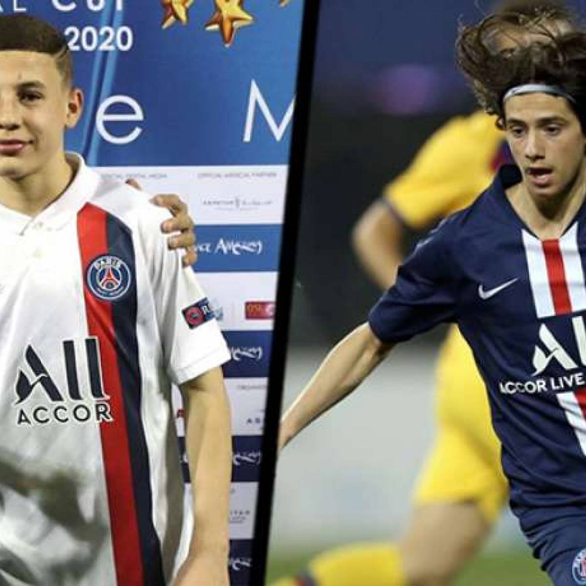 Le Psg Decouvre Avec Bonheur Les Jeunes Attaquants Ismael Gharbi Et Ilyes Housni