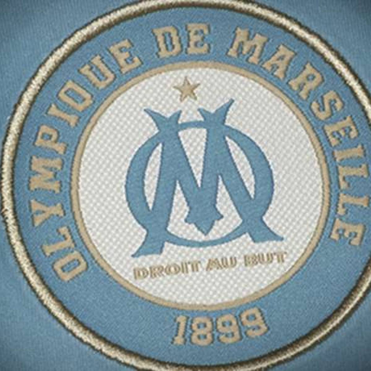 Flocage Olympique De Marseille 2017-2019 - Domicile - Amavi - Bleu Ciel Et Or - Neuf