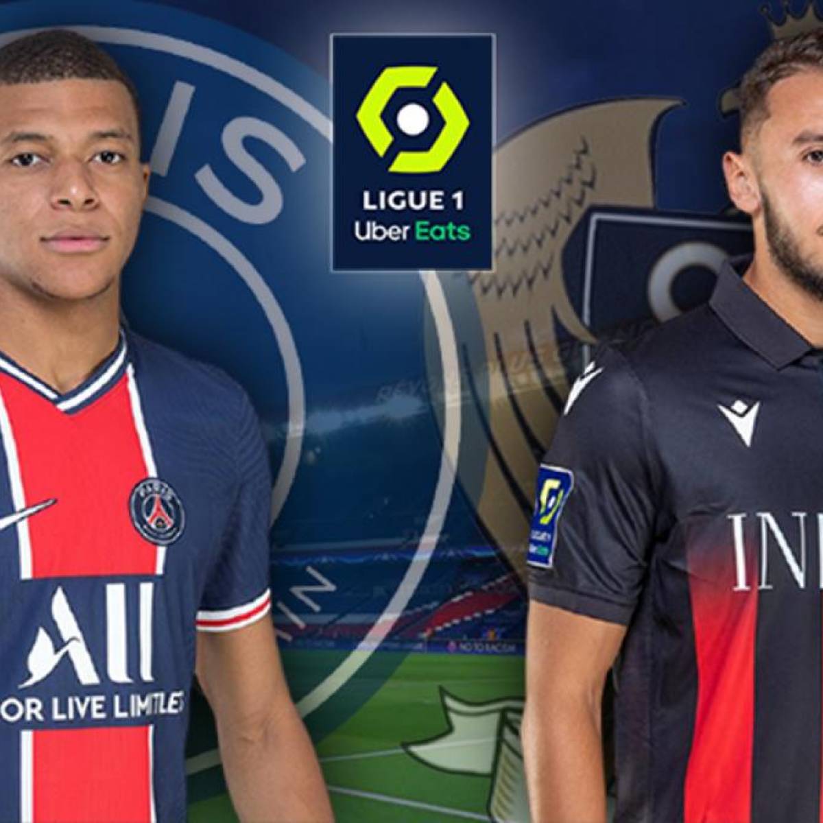 Psg Nice Les Compositions Officielles