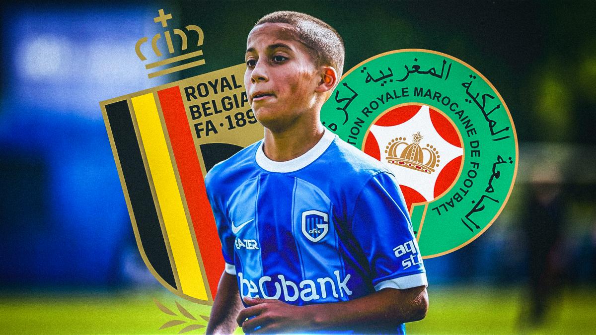Ilyes Bennane, a very young talent from Genk who shares Belgium