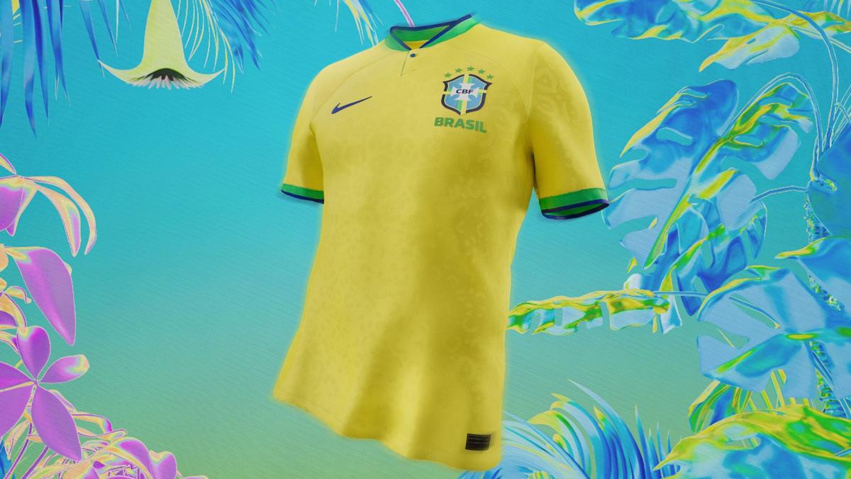 Le maillot domicile du Brésil pour le Mondial 2022