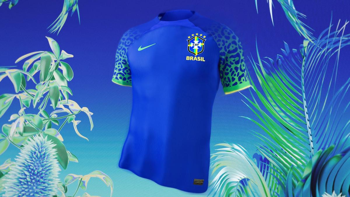 Le maillot extérieur du Brésil pour le Mondial 2022