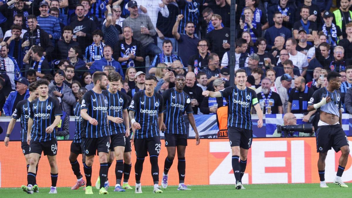 Ligue des Champions : Monaco humilié par le Club Bruges