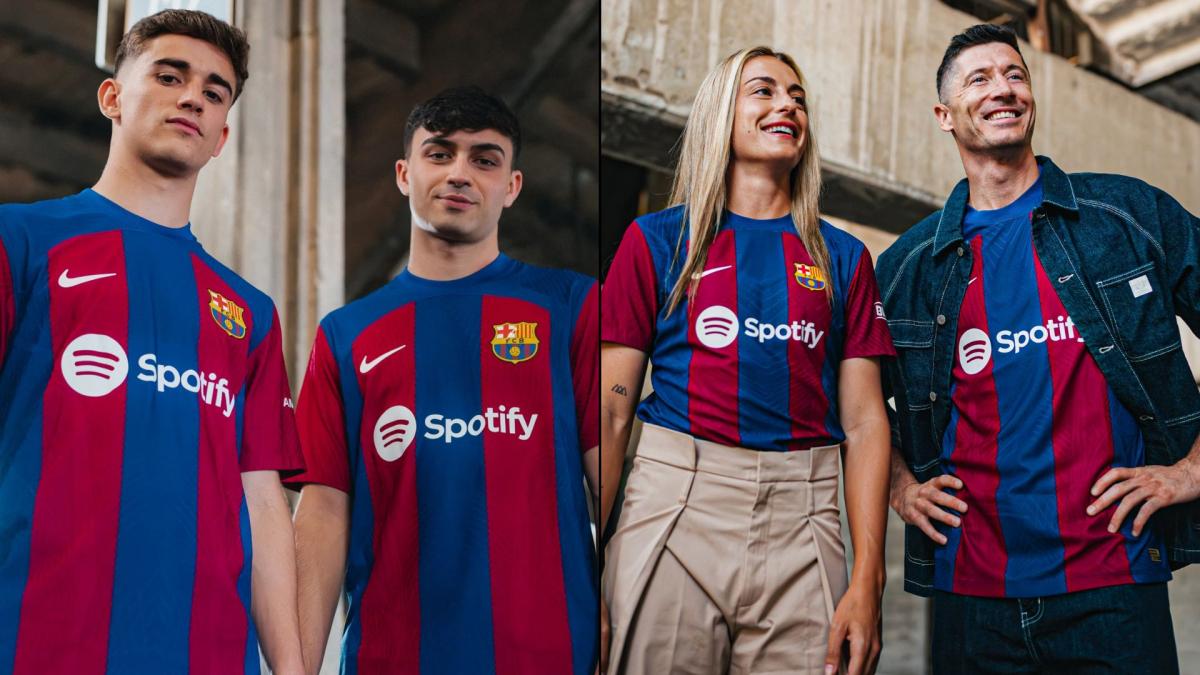 Le FC Barcelone dévoile son maillot domicile 20232024