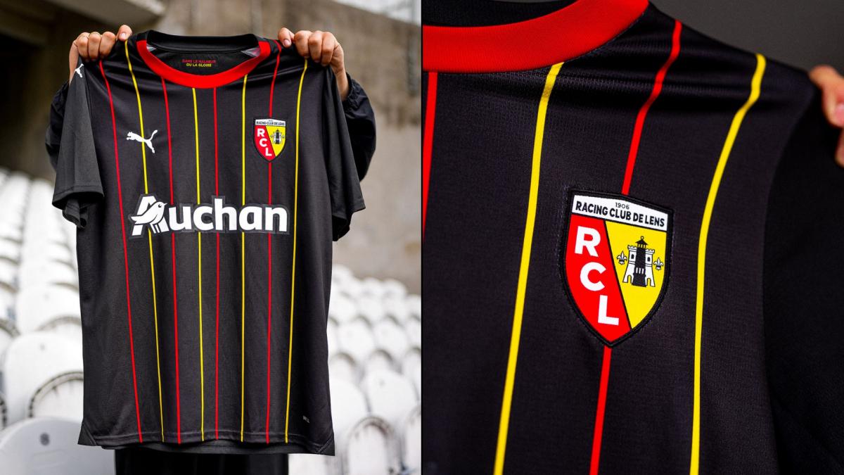 RC Lens unveils its away jersey for the 20232024 season 24hfootnews