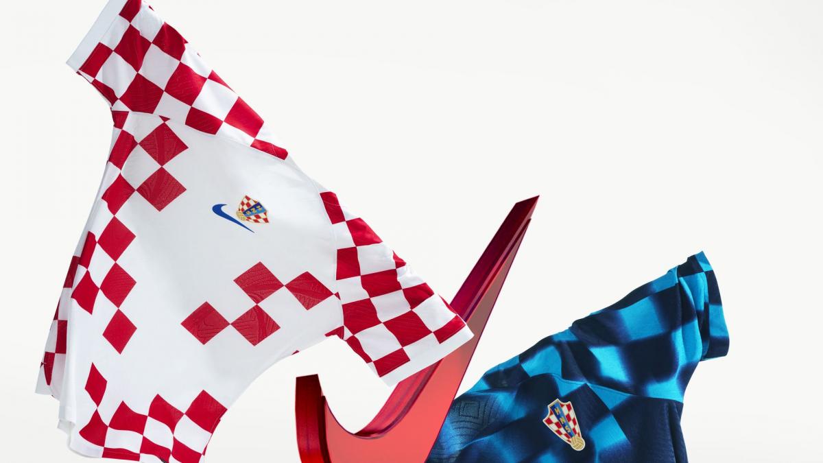 Le maillot domicile de la Croatie pour le Mondial 2022