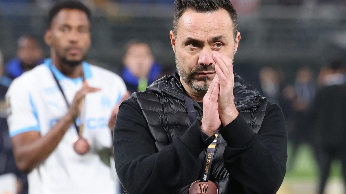 PSG-OM : la réaction dépitée de Roberto De Zerbi