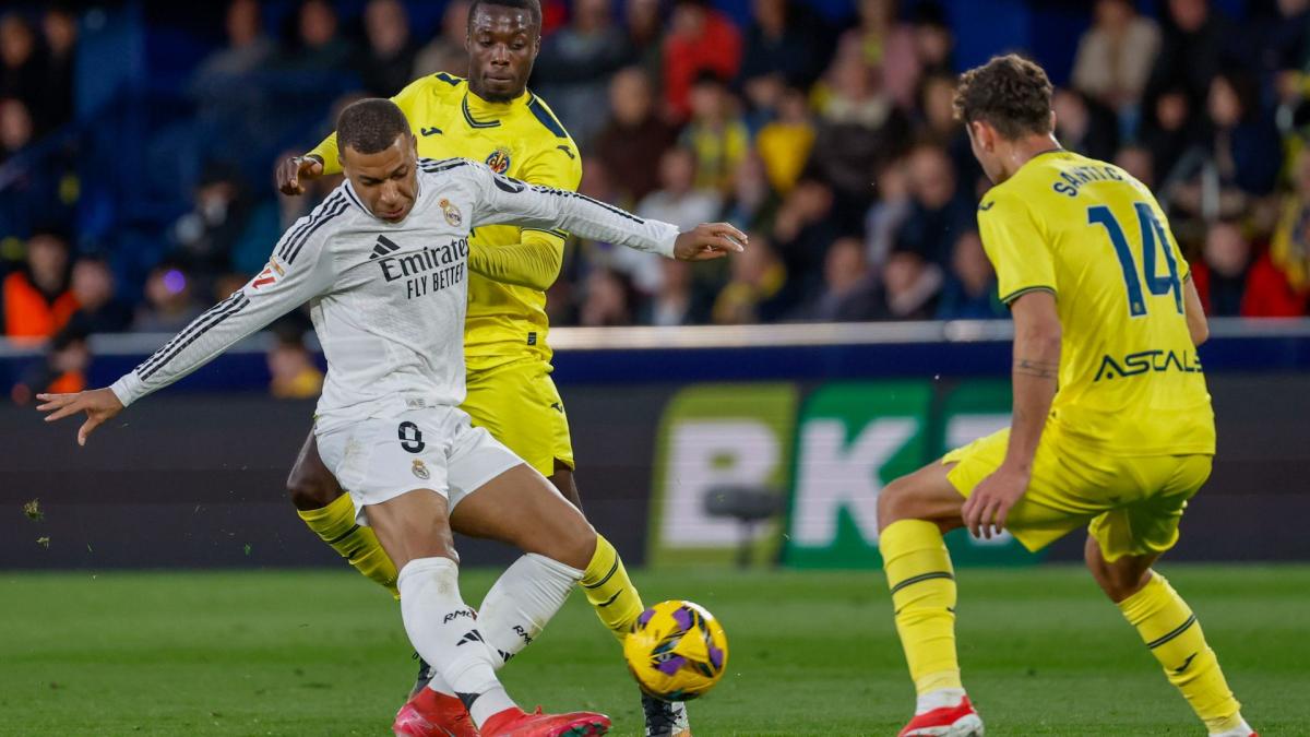 Liga : grâce à Mbappé, le Real Madrid bat Villarreal et passe leader