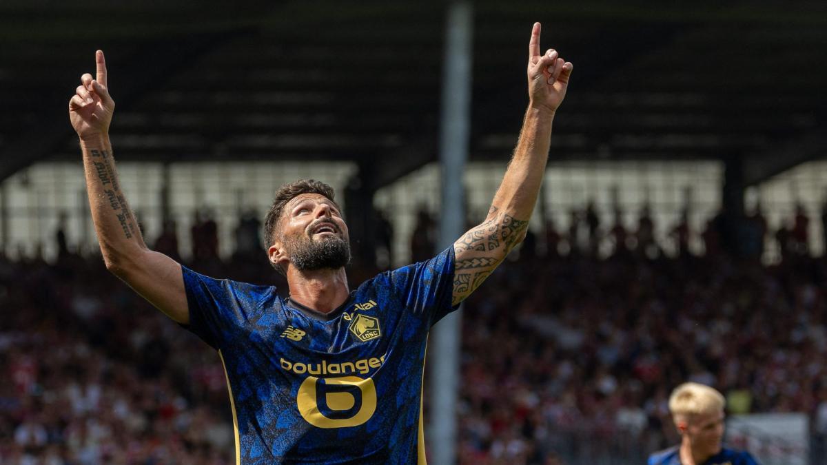 LOSC : Olivier Giroud absent contre Lorient