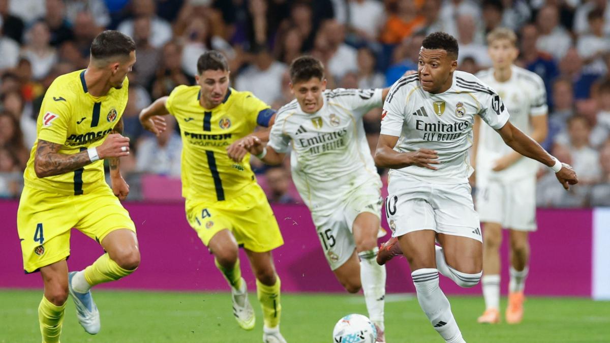 Liga : porté par Mbappé et Vinicius, le Real Madrid se relance face à Villarreal 