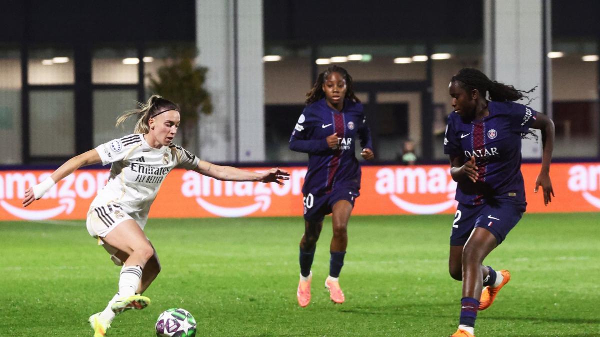 LdC (F) : le PSG s’incline encore face au Real Madrid