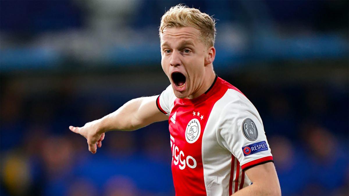 MU les premiers mots de Donny van de Beek