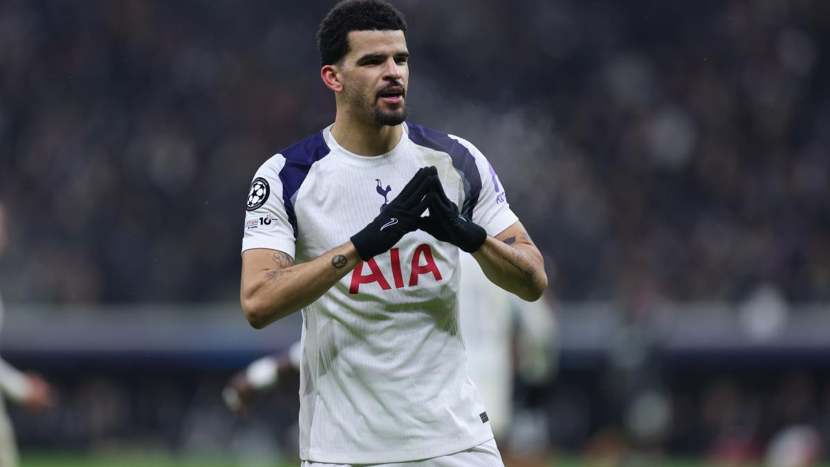 Tottenham : le geste acrobatique fou de Solanke contre Manchester City